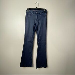 Bianco Navy  Blue Bootcut Pants